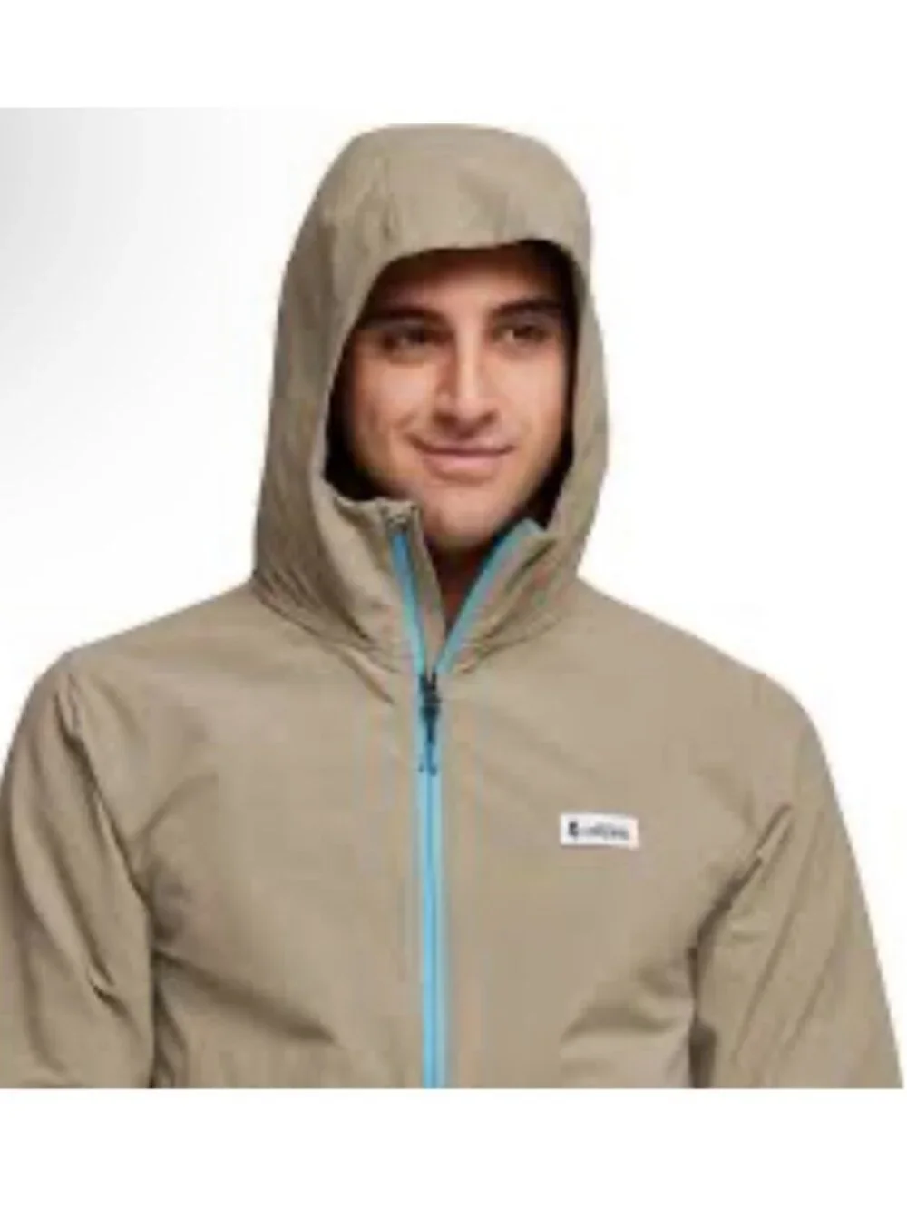 Cotopaxi Viento Travel Jacket Size Medium Gray Men's Windbreaker Hood Pockets EU
